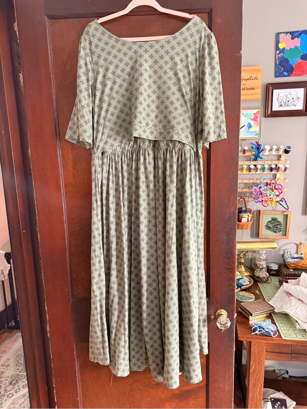 Moor & Mountain Nursing Maxi Dress